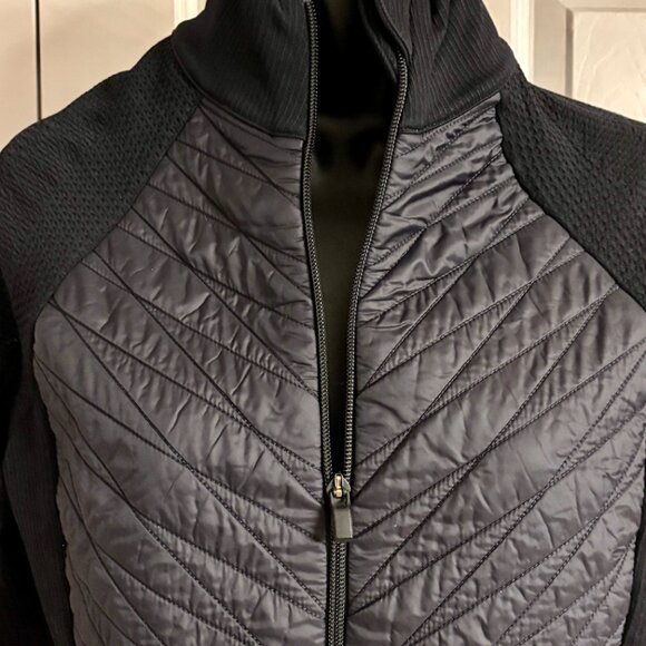 SALE! Athleta Flurry Force Insulated PrimaLoft Jacket - Black - Like New S - Picture 3 of 14